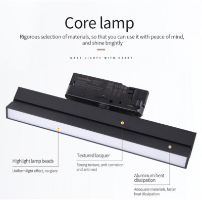 modern aluminum led linear track lights