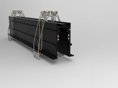 LED Magnetic Track Light Rail R20-4