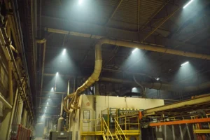 LED luminaires with surge protection for extreme environments